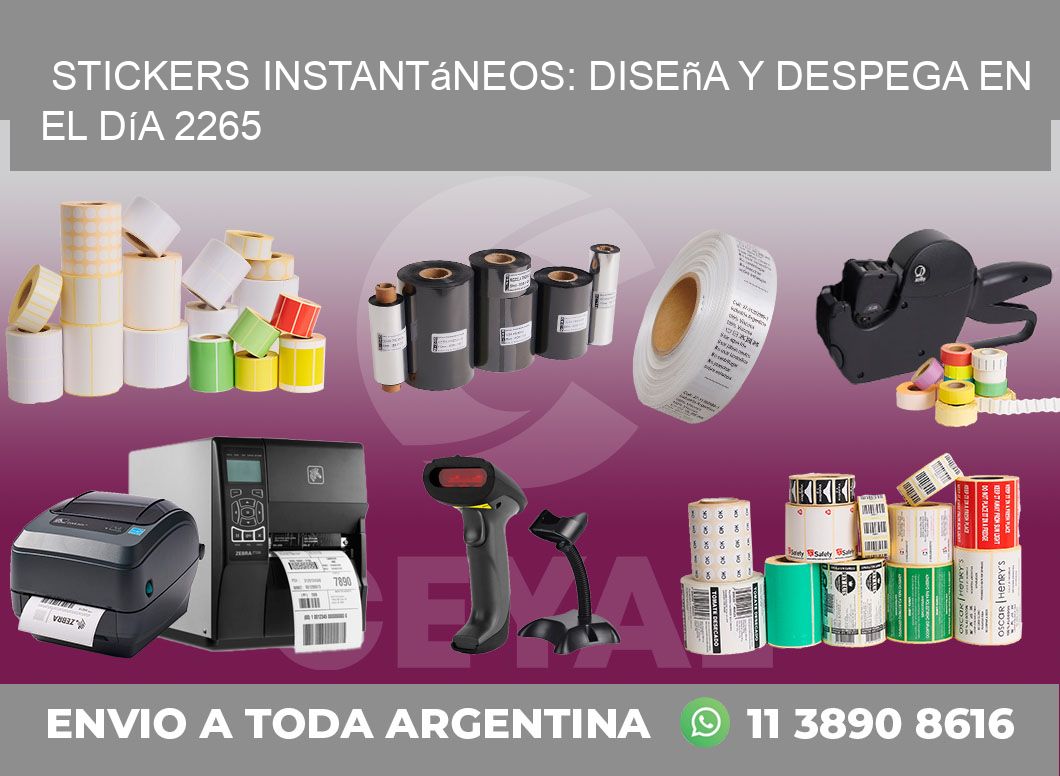 Stickers Instantáneos: Diseña y Despega en el Día 2265