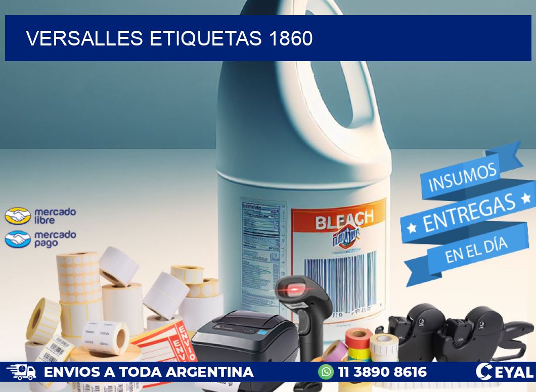 Versalles etiquetas 1860