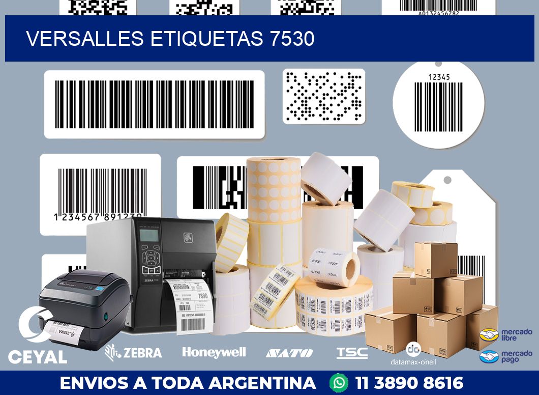 Versalles etiquetas 7530