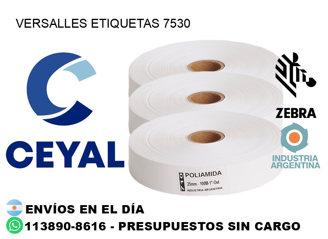 Versalles etiquetas 7530