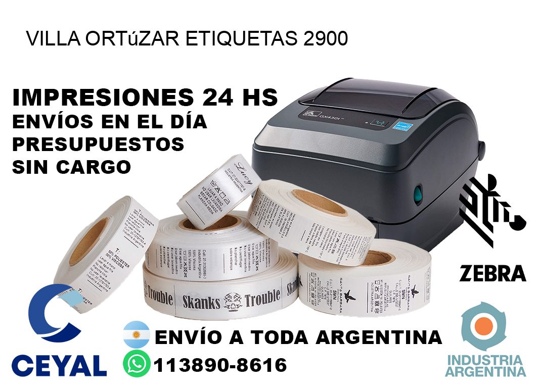 Villa Ortúzar etiquetas 2900