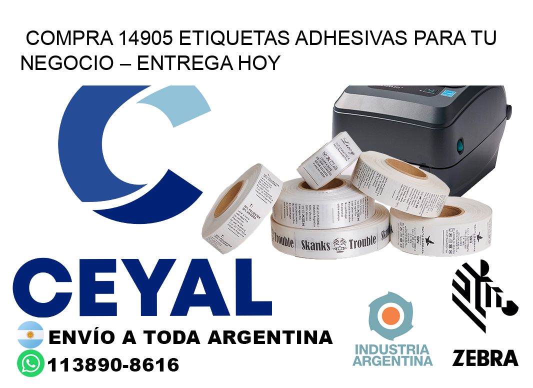 compra 14905 Etiquetas Adhesivas para Tu Negocio – Entrega Hoy