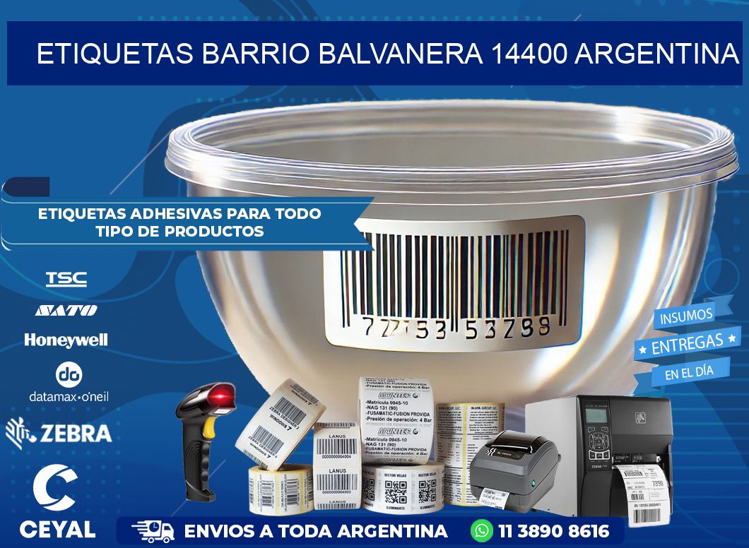 etiquetas barrio balvanera 14400 argentina