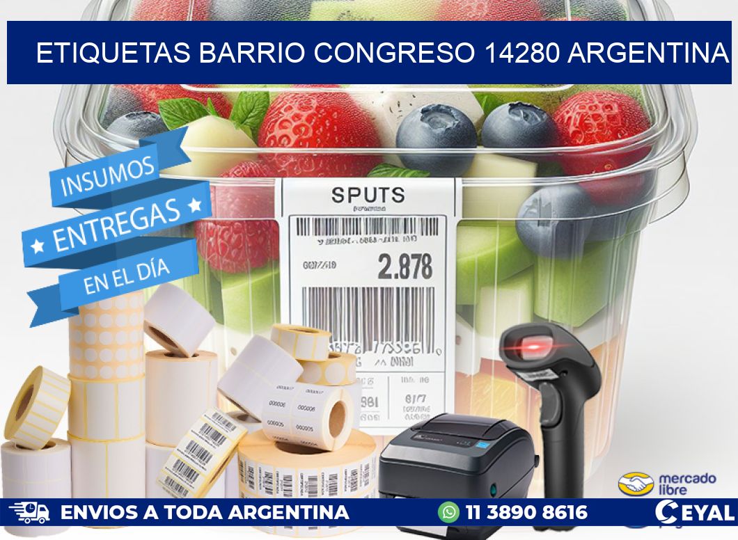 etiquetas barrio congreso 14280 argentina