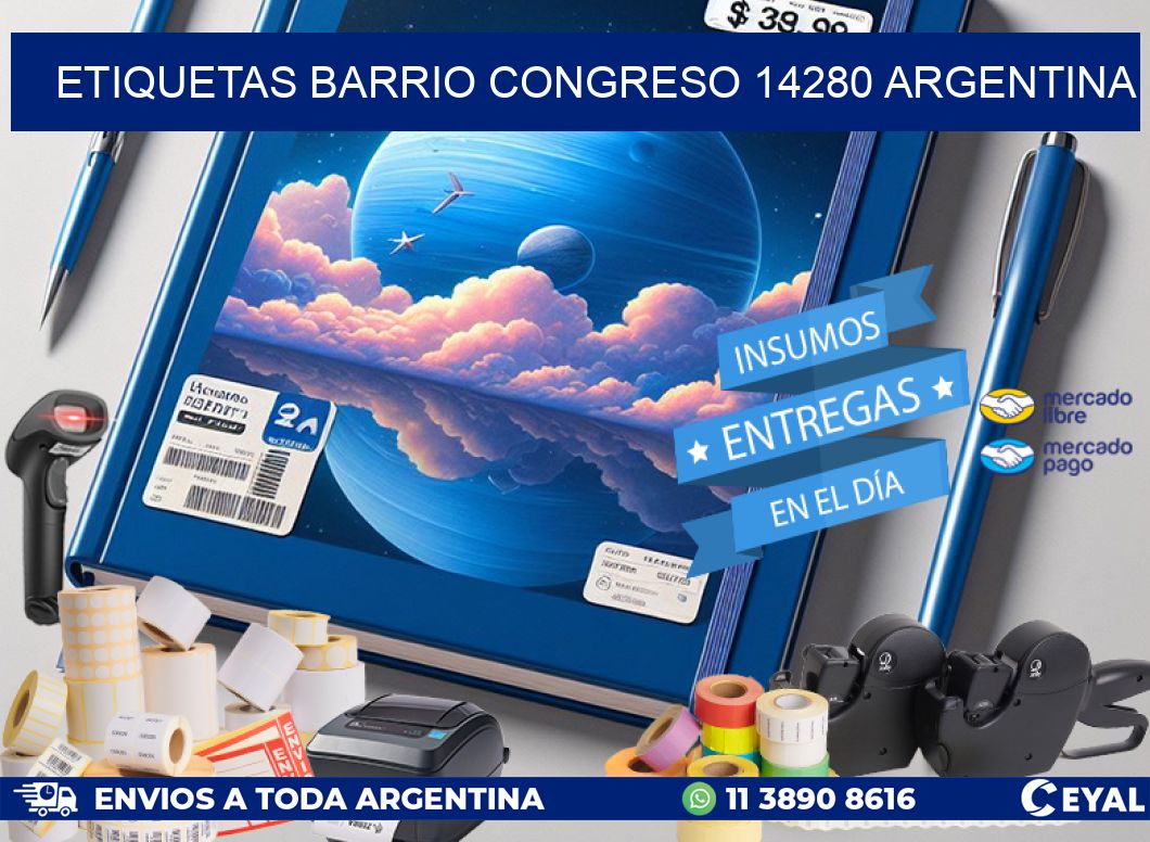 etiquetas barrio congreso 14280 argentina