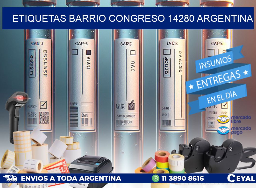 etiquetas barrio congreso 14280 argentina