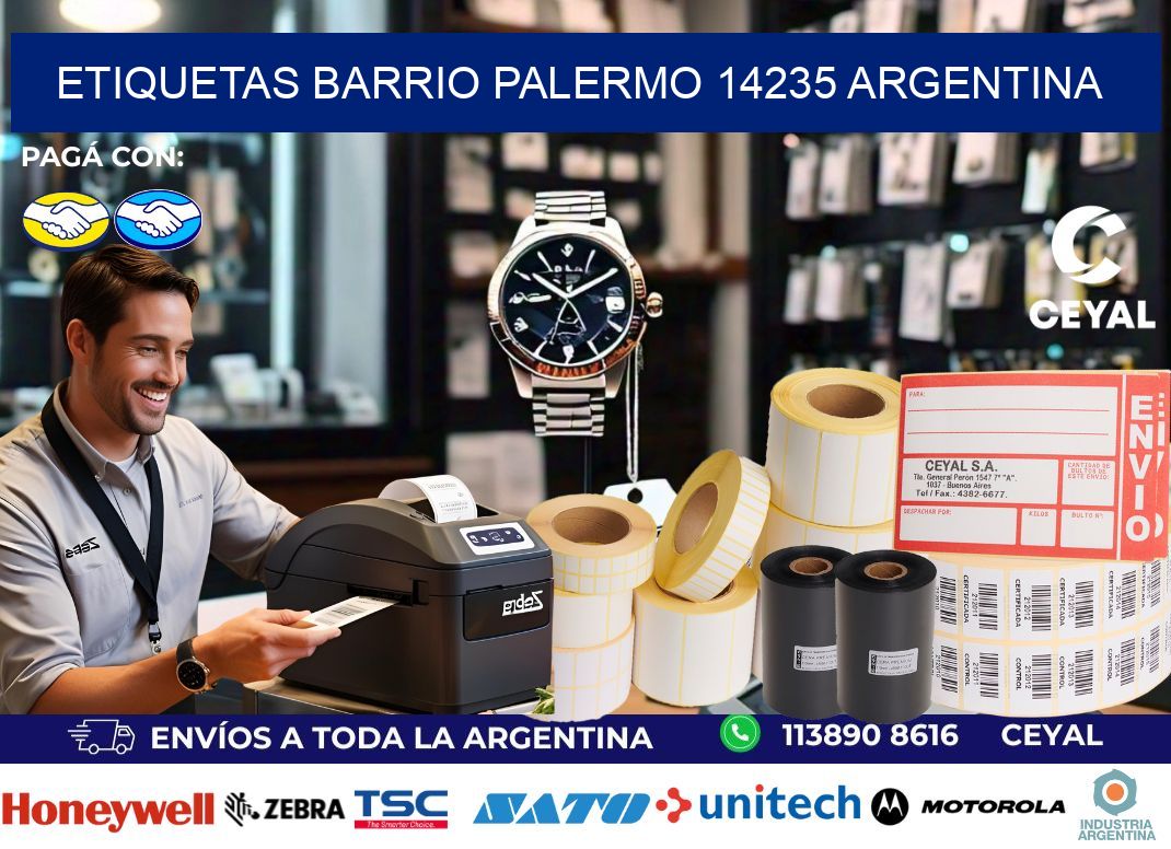 etiquetas barrio palermo 14235 argentina