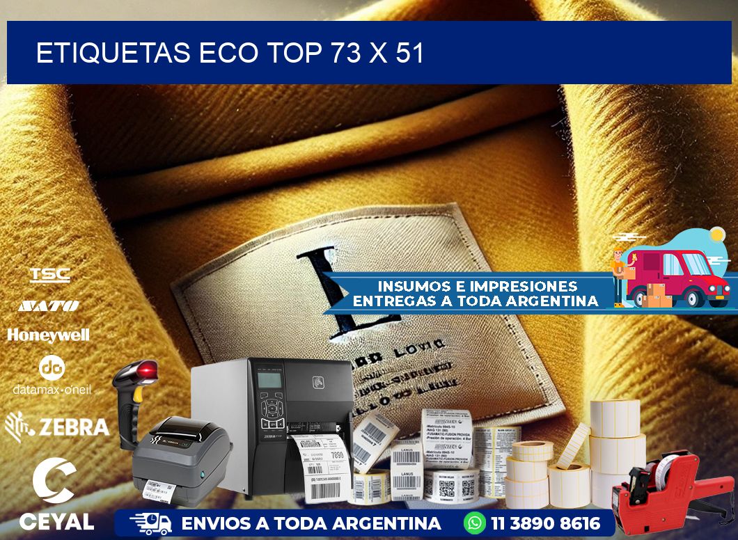 etiquetas eco top 73 x 51