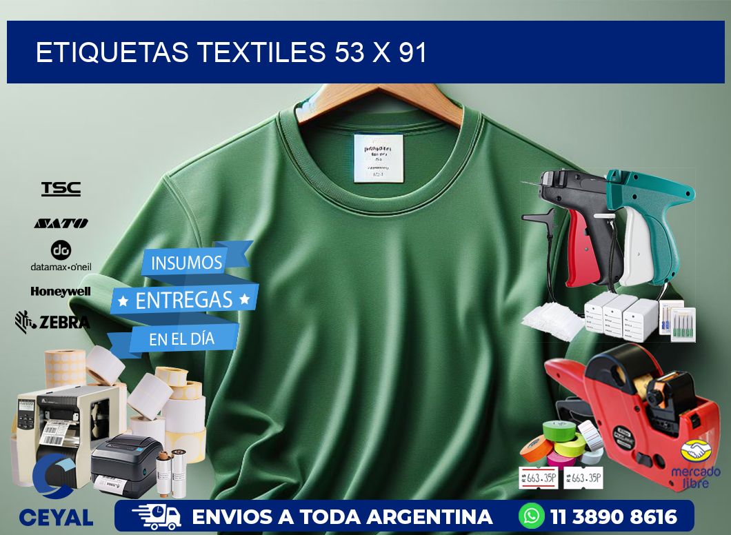 etiquetas textiles 53 x 91
