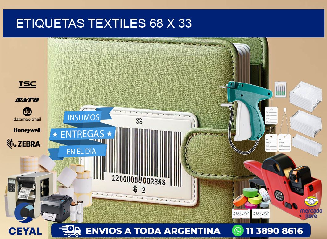 etiquetas textiles 68 x 33