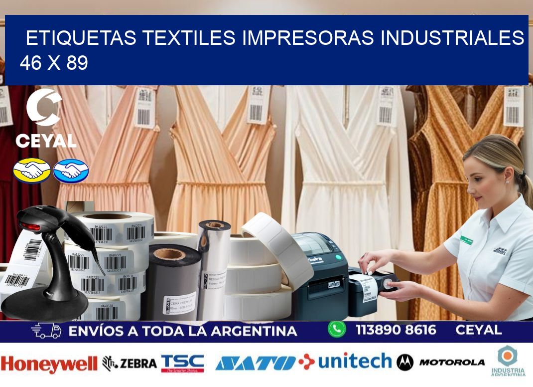 etiquetas textiles impresoras industriales 46 x 89