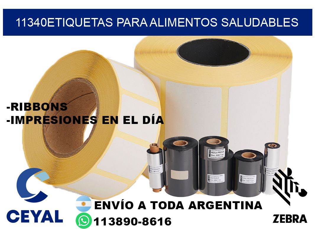 11340Etiquetas para alimentos saludables