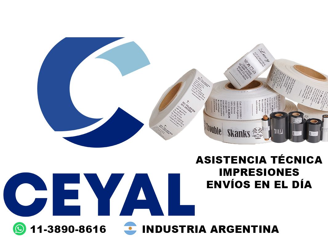 11795 Etiquetas adhesivas para ropa