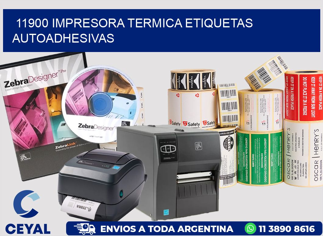 11900 Impresora termica etiquetas autoadhesivas