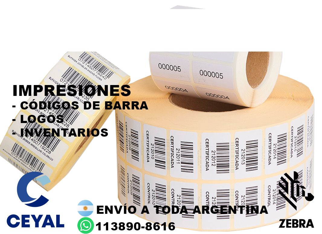 12090 Etiquetas para marcas de consumo local