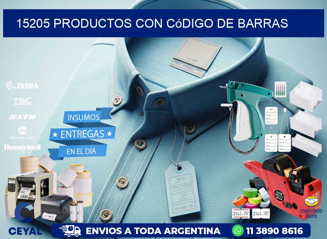 15205 Productos con código de barras