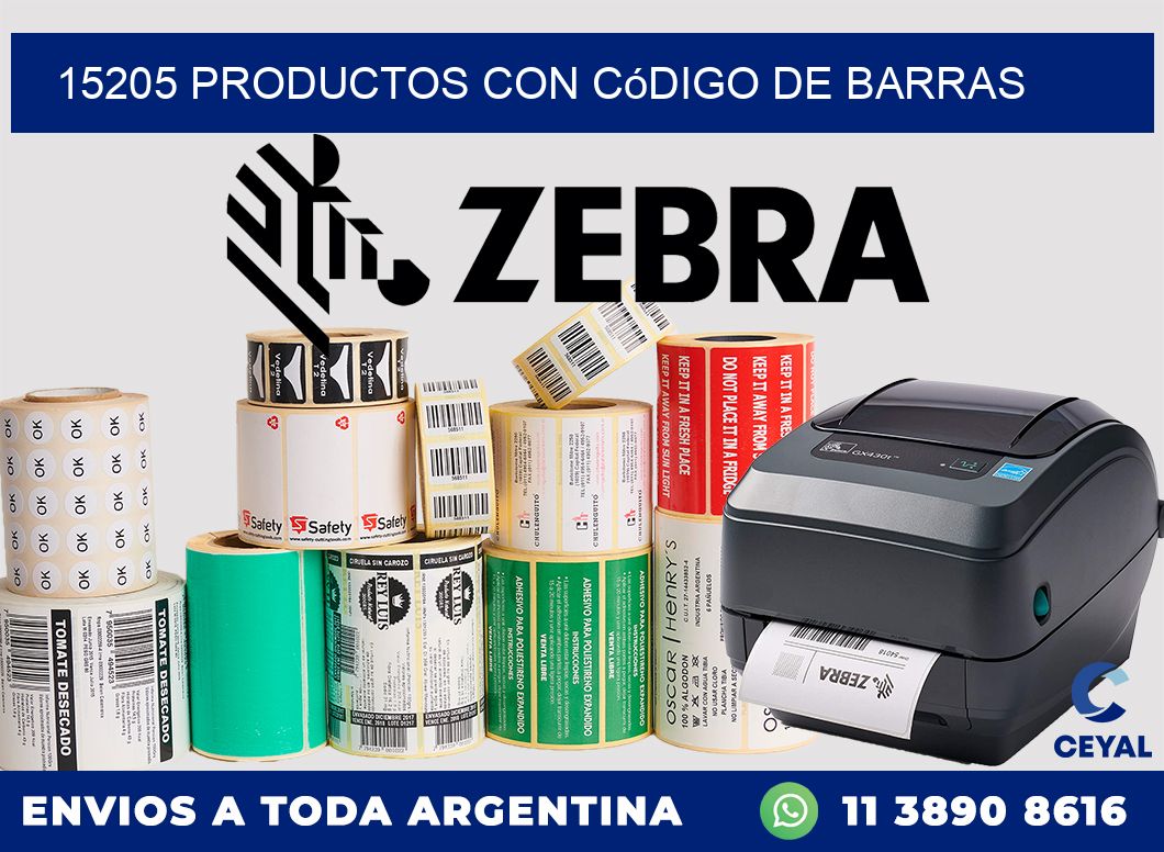 15205 Productos con código de barras