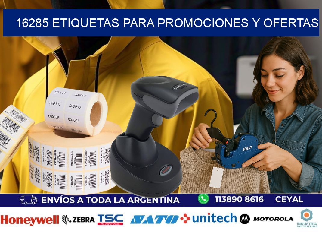 16285 Etiquetas para promociones y ofertas