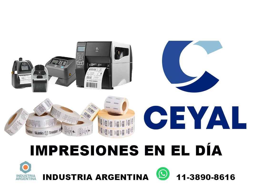 17005 Impresora de etiquetas autoadhesivas industrial