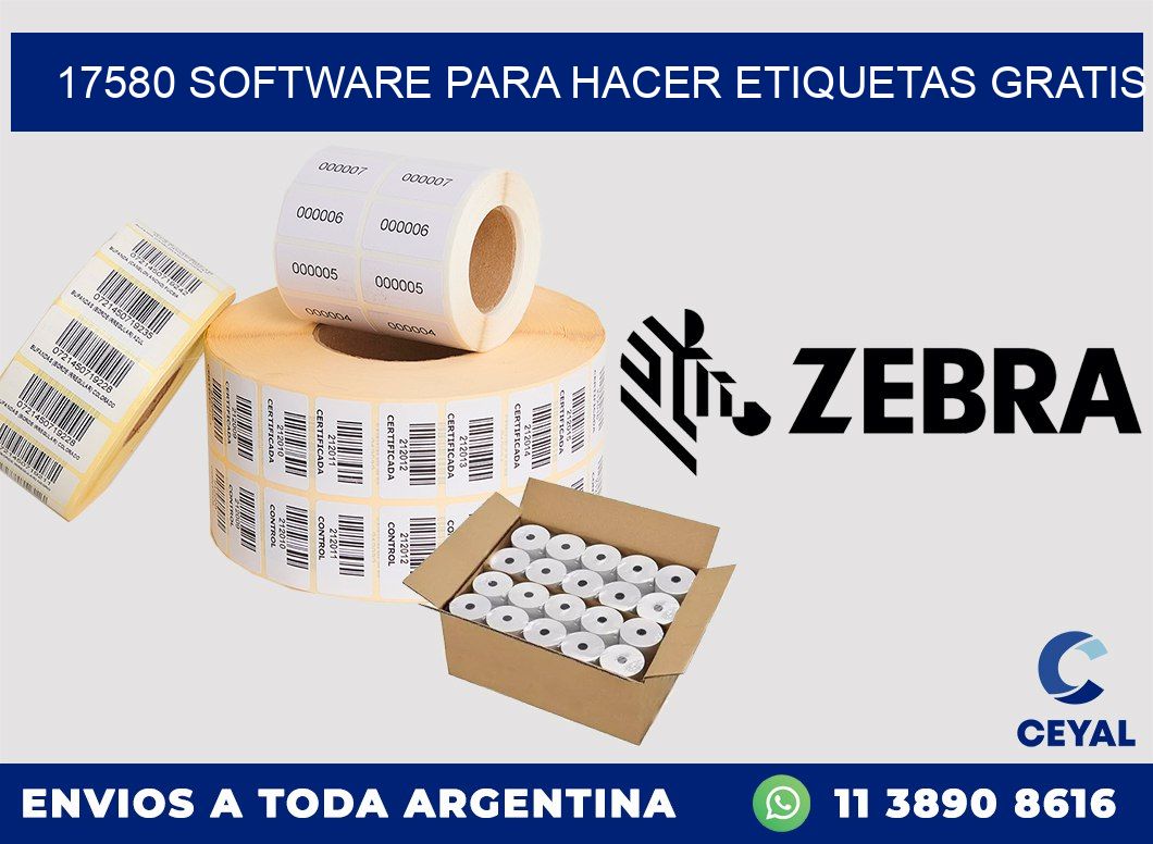 17580 Software para hacer etiquetas gratis
