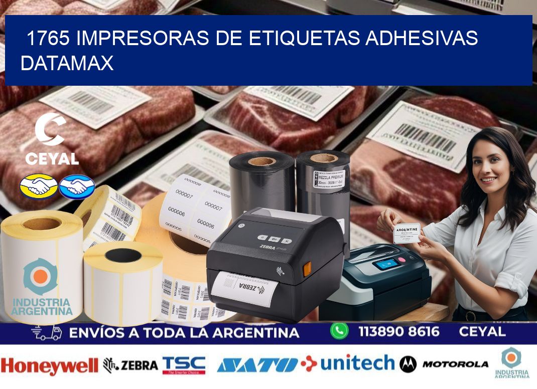 1765 impresoras de etiquetas adhesivas datamax