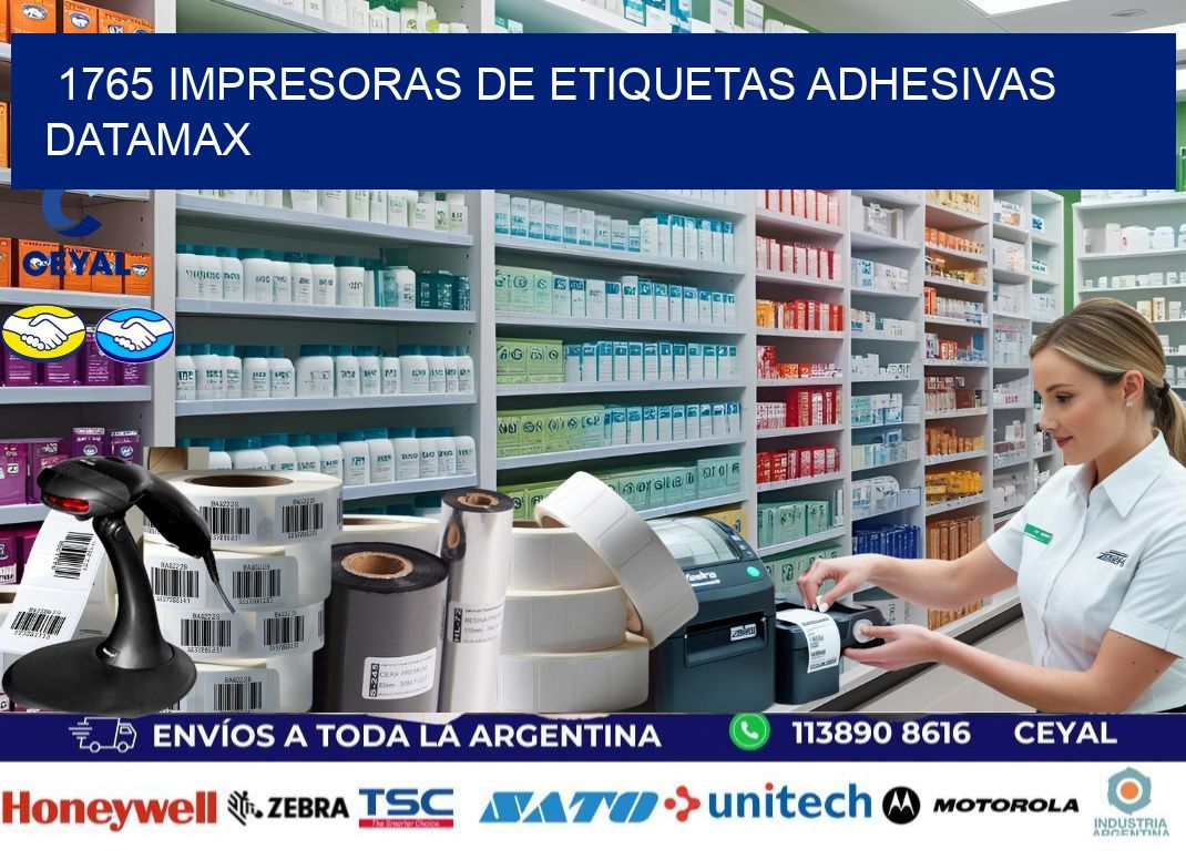1765 impresoras de etiquetas adhesivas datamax