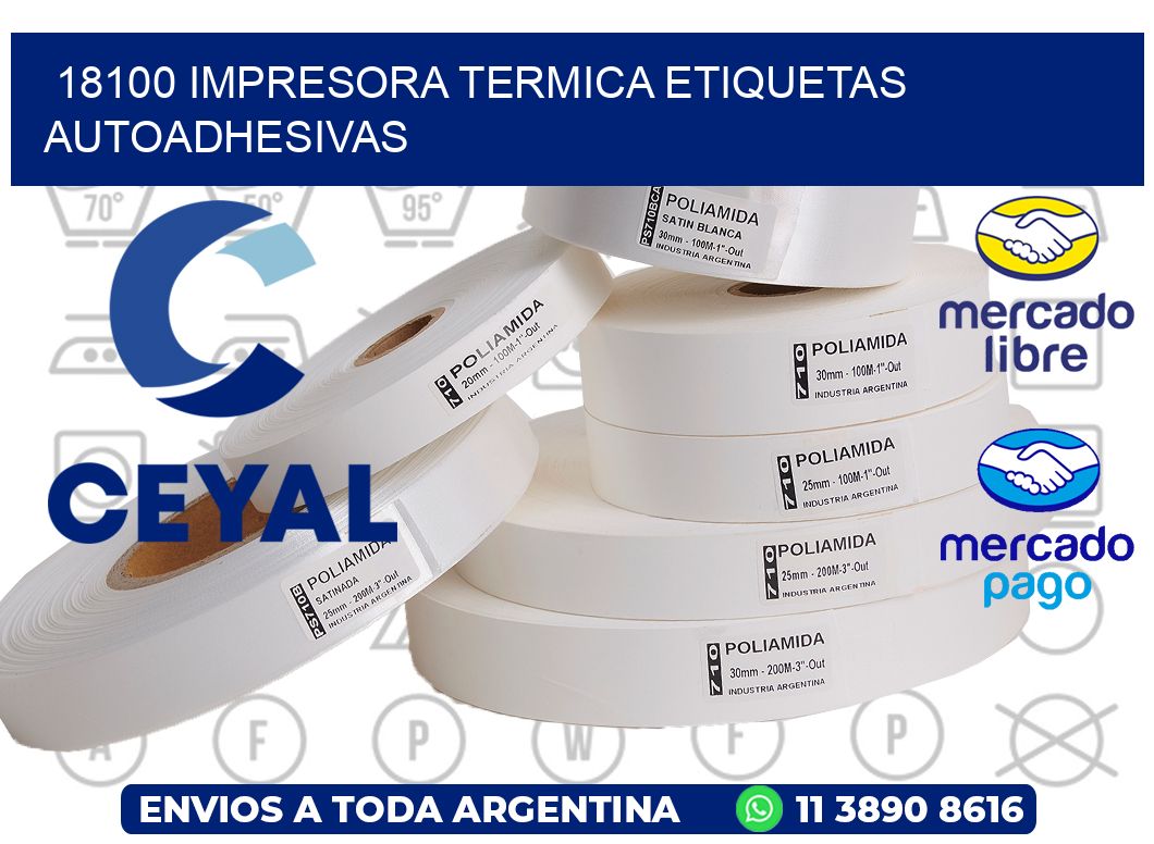 18100 Impresora termica etiquetas autoadhesivas