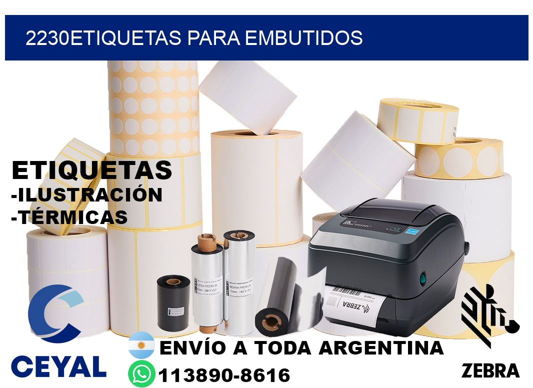 2230Etiquetas para embutidos