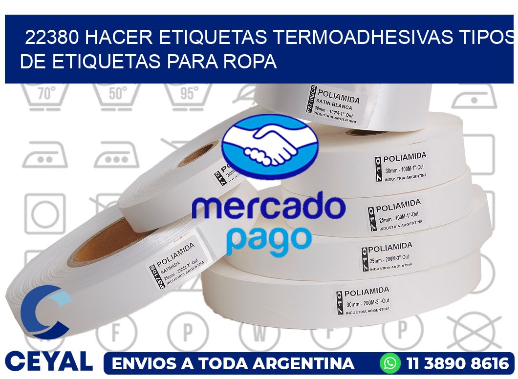 22380 hacer etiquetas termoadhesivas tipos de etiquetas para ropa