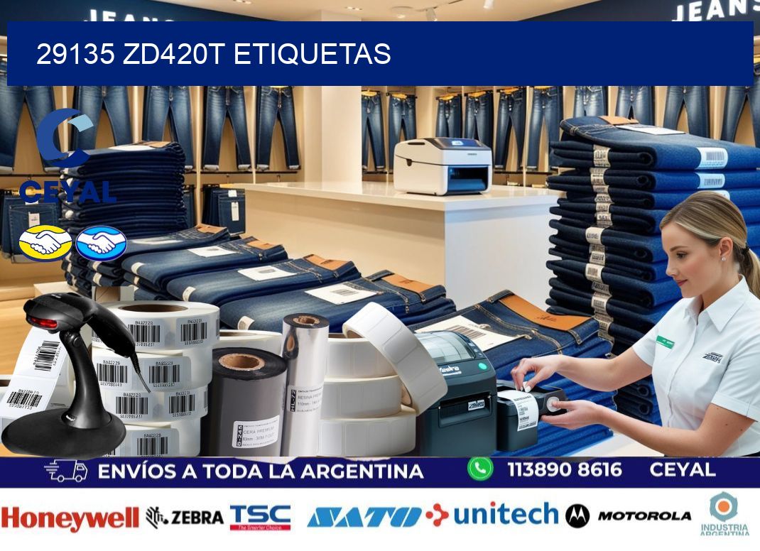 29135 ZD420t etiquetas