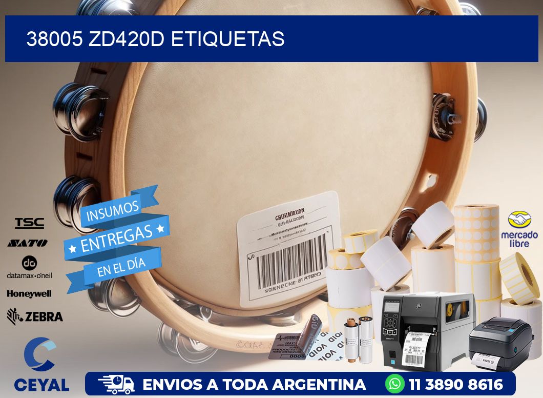 38005 ZD420d etiquetas