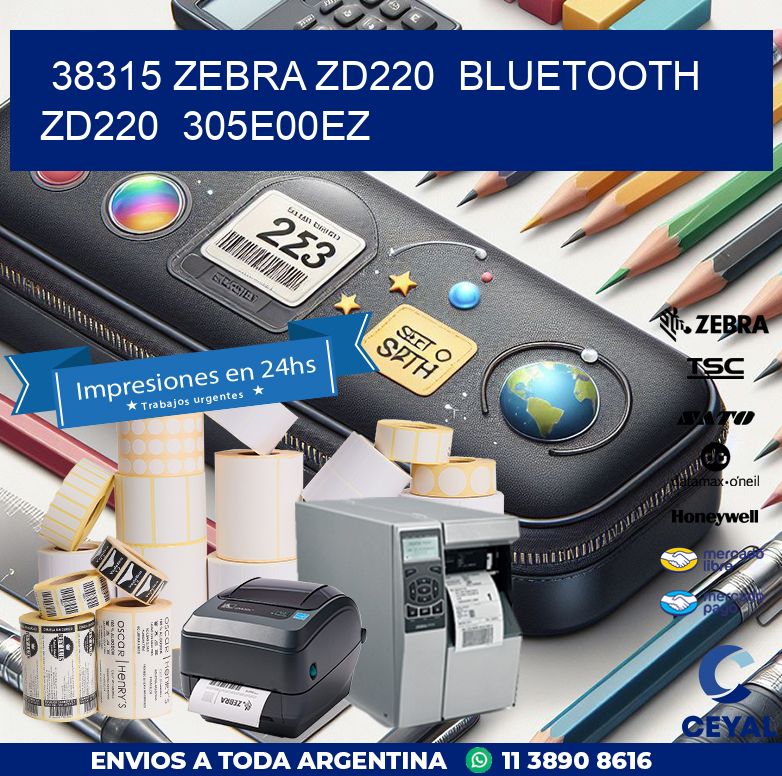 38315 Zebra ZD220  Bluetooth ZD220  305E00EZ
