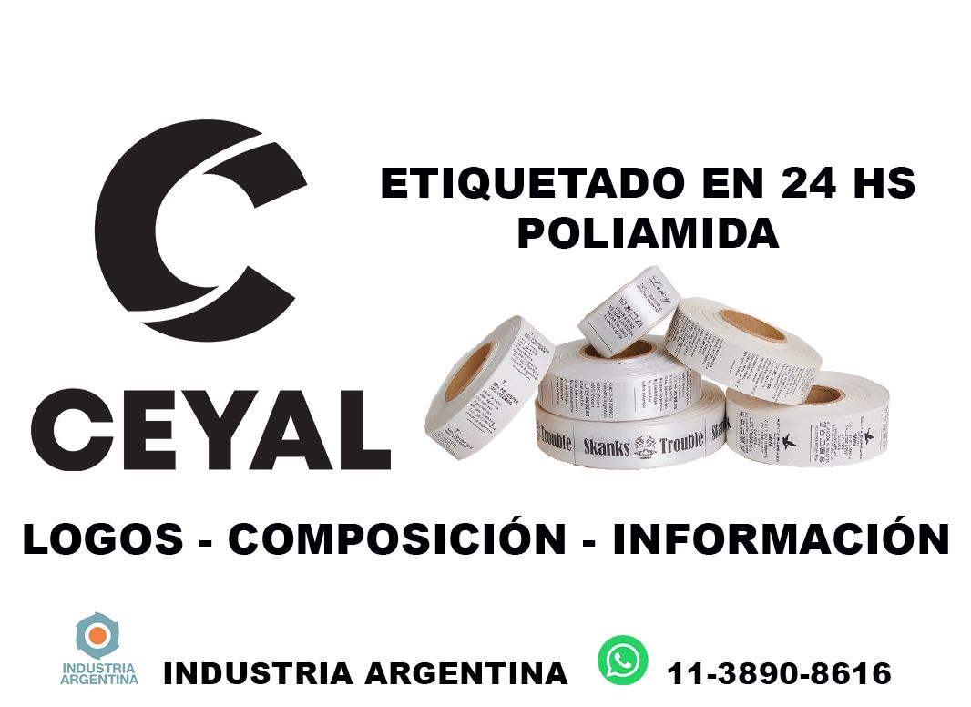 39495 Etiquetas de tela para lavado de ropa