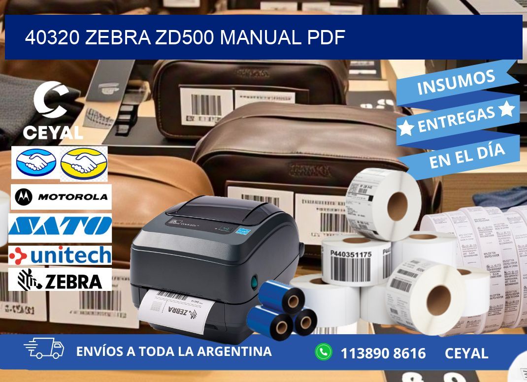 40320 Zebra ZD500 manual PDF