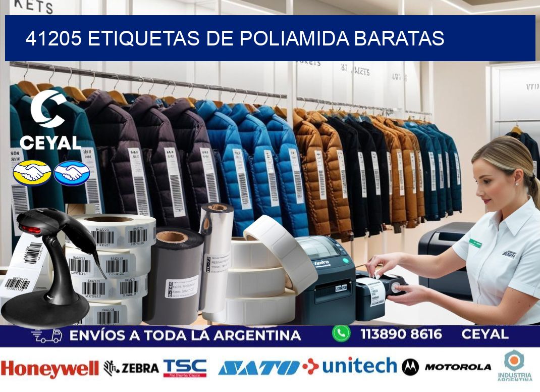 41205 etiquetas de poliamida baratas