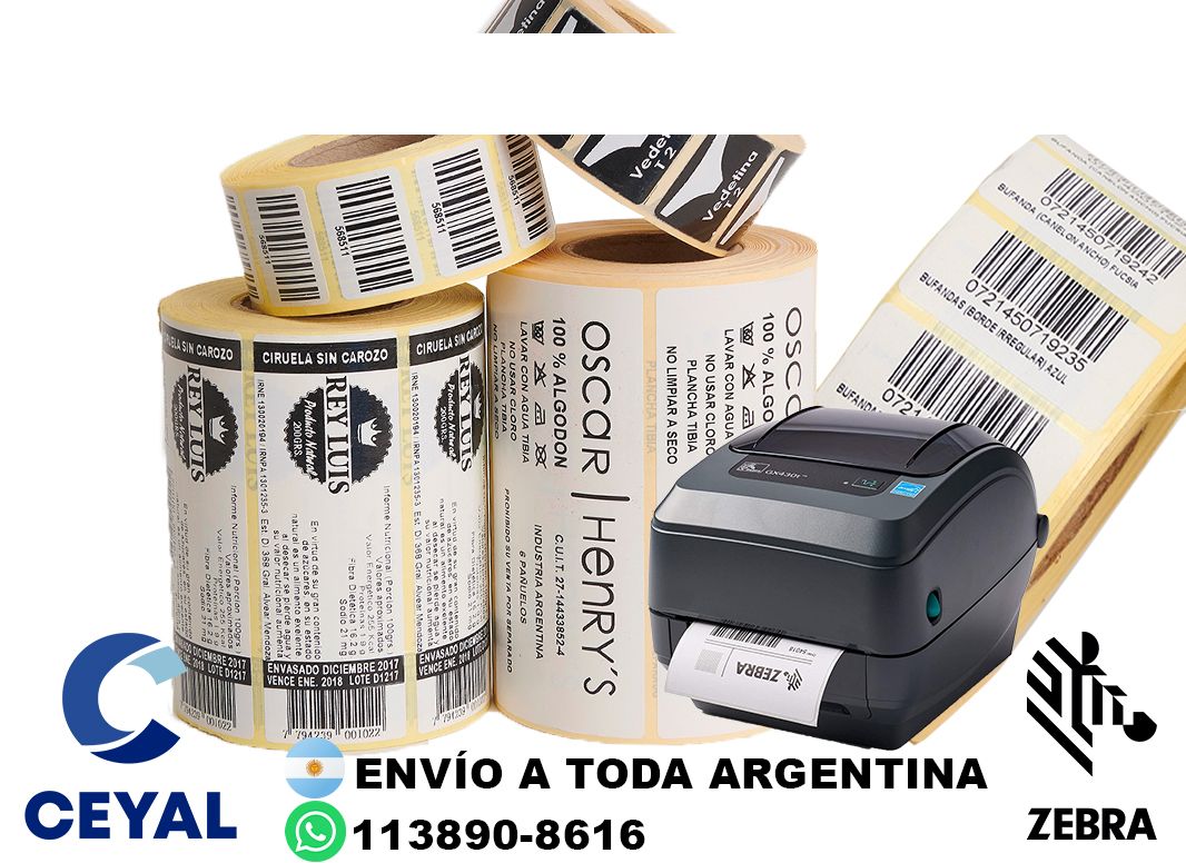 4450 Etiquetas térmicas para empaques