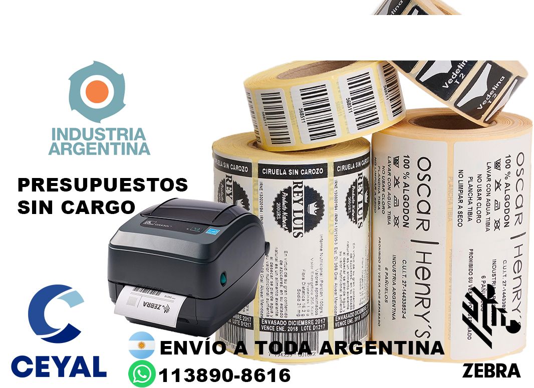 4600 Etiquetas para suavizantes