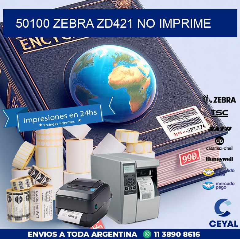 50100 Zebra ZD421 no imprime