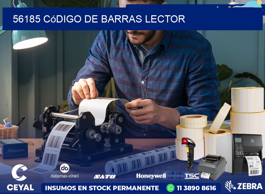 56185 Código de barras lector