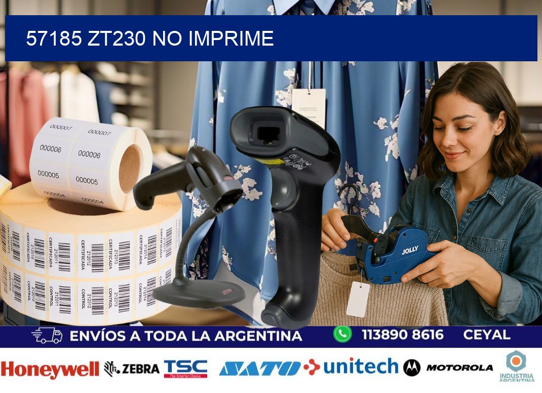 57185 ZT230 no imprime