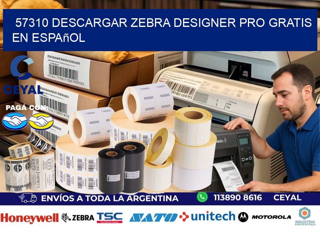 57310 Descargar Zebra Designer Pro gratis en Español