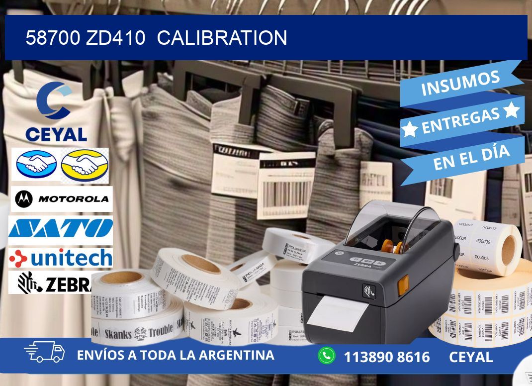 58700 ZD410  Calibration