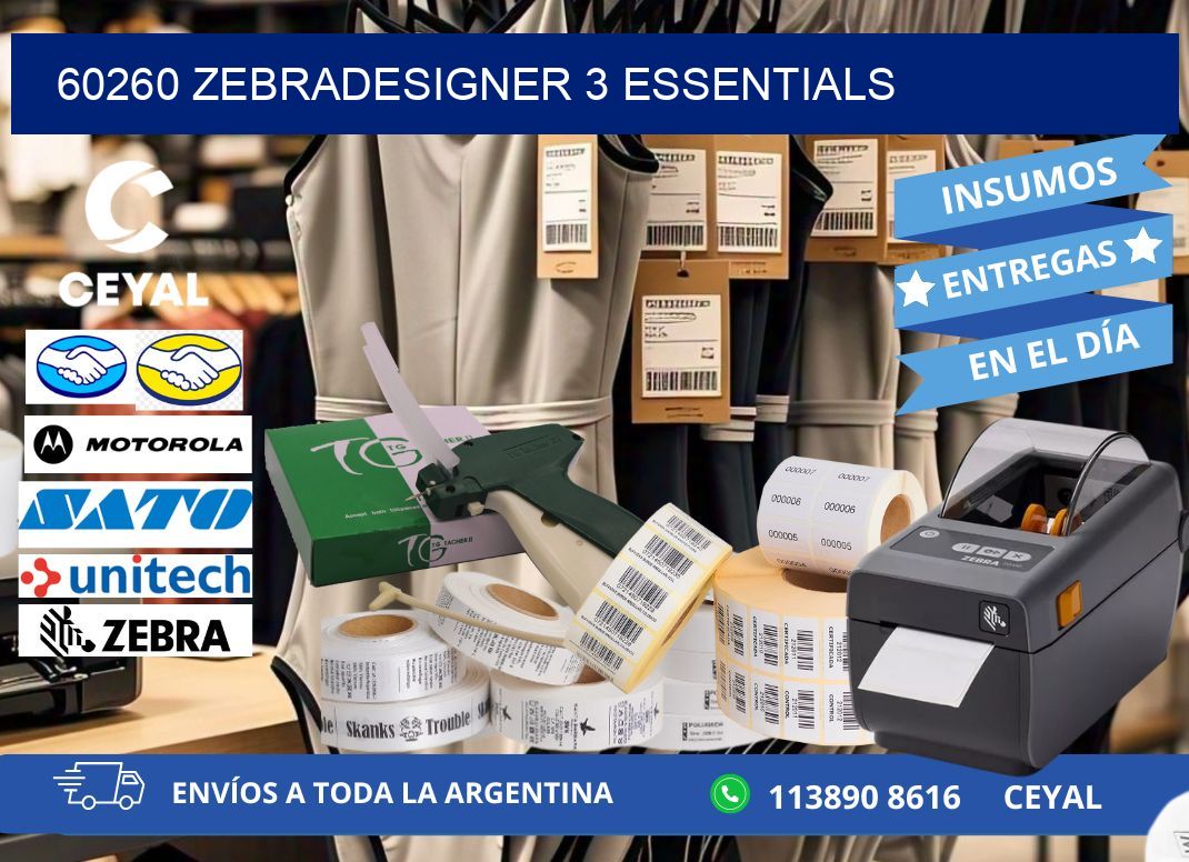 60260 ZebraDesigner 3 Essentials