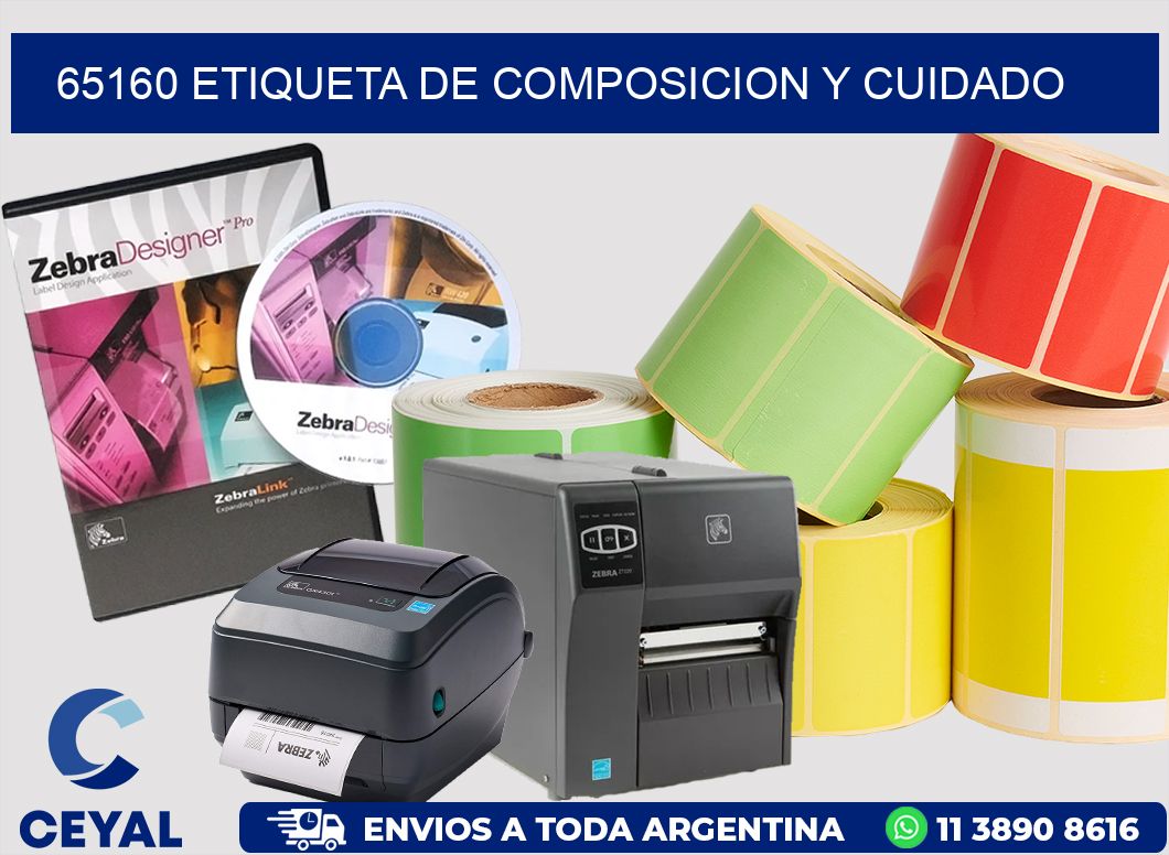 65160 etiqueta de composicion y cuidado