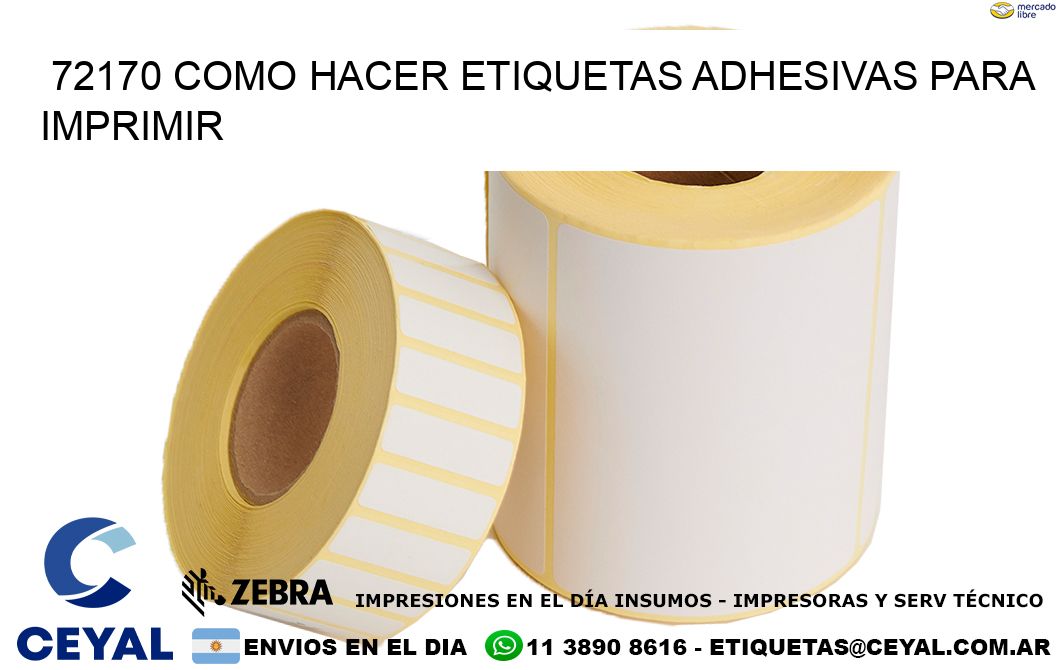 72170 Como hacer etiquetas adhesivas para imprimir