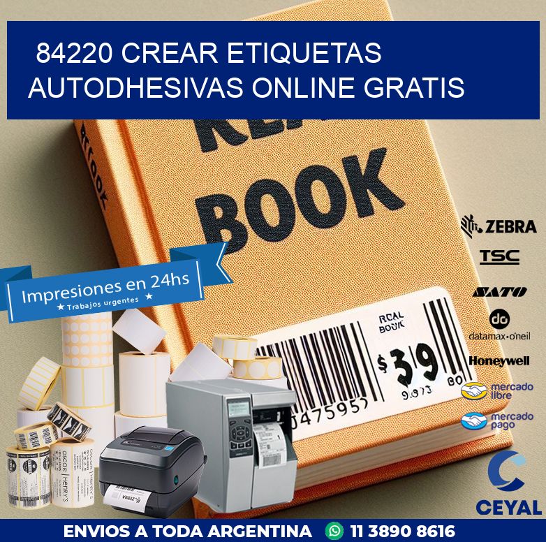 84220 Crear etiquetas autodhesivas online gratis