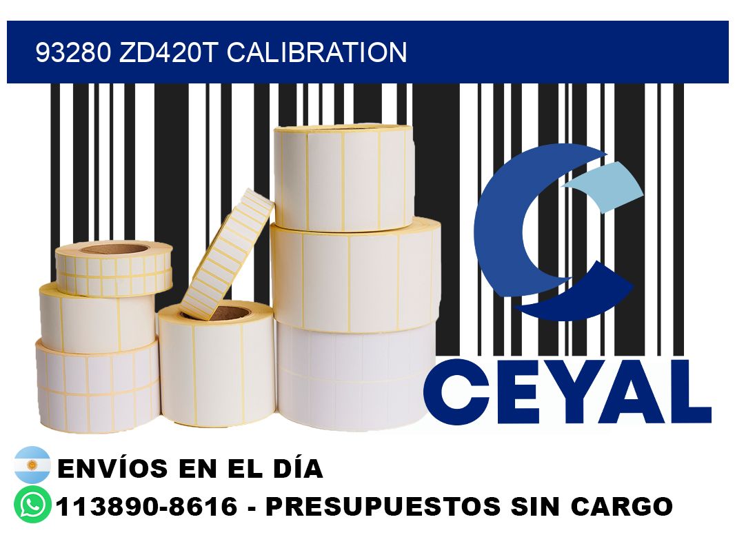 93280 ZD420t Calibration