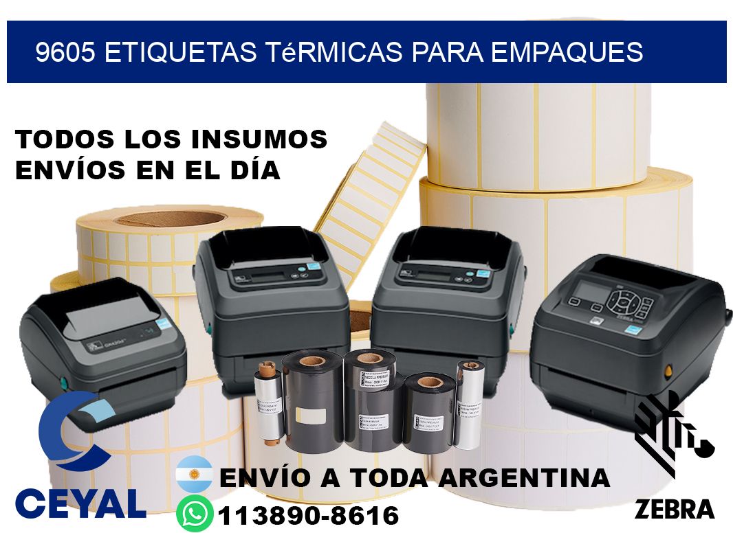 9605 Etiquetas térmicas para empaques