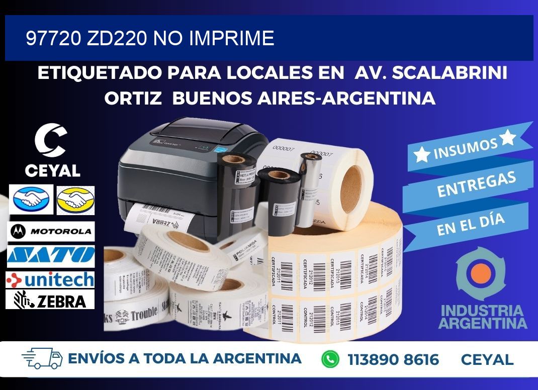 97720 ZD220 no imprime