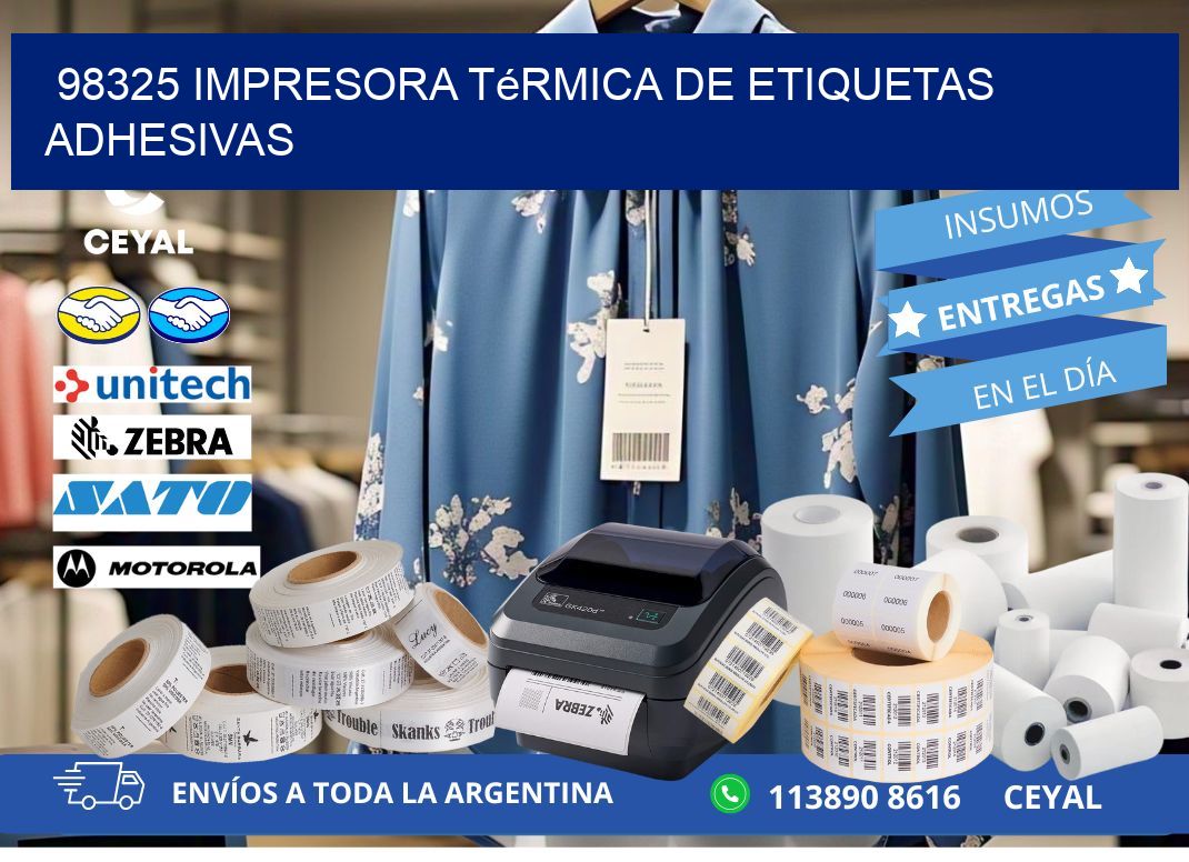 98325 Impresora térmica de etiquetas adhesivas